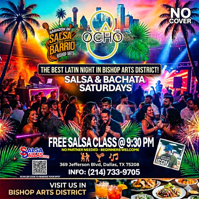 Ocho Salsa Saturdays at Bishop Arts District - Dallas