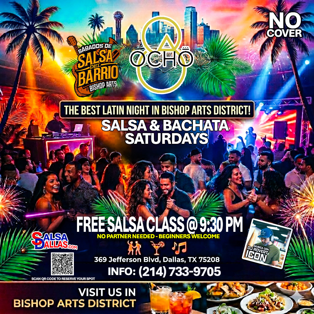 Ocho Salsa Saturdays at Bishop Arts District - Dallas