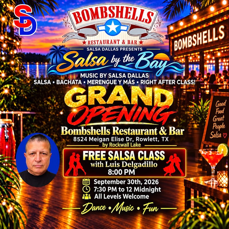 Bombshells Rowlett Grand Opening free salsa class by Salsa Dallas